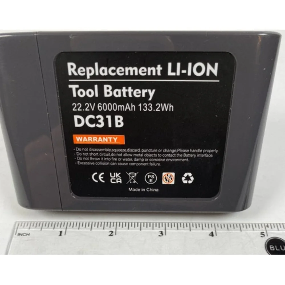 Battery DC31B‎ 22.2V 6000mAh 133.2Wh Replacement Li-ion Battery (5d7)